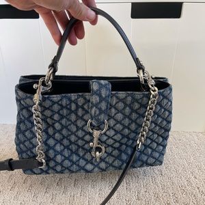 Rebecca Minkoff Denim Quilted Satchel